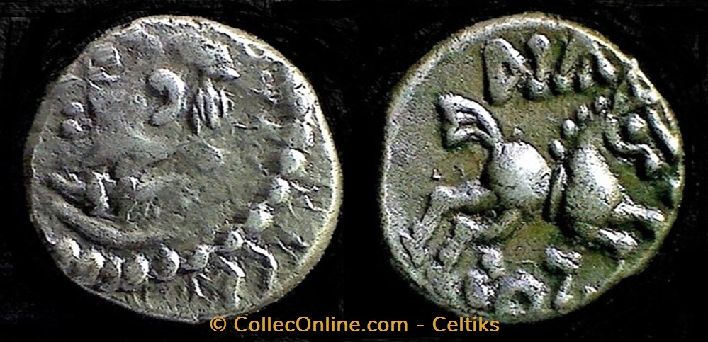 denier DIASVLOS monnaies antiques celtes denier diasvlos