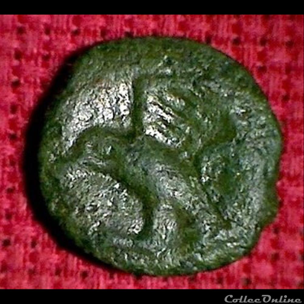 monnaie antique gauloise oiseau