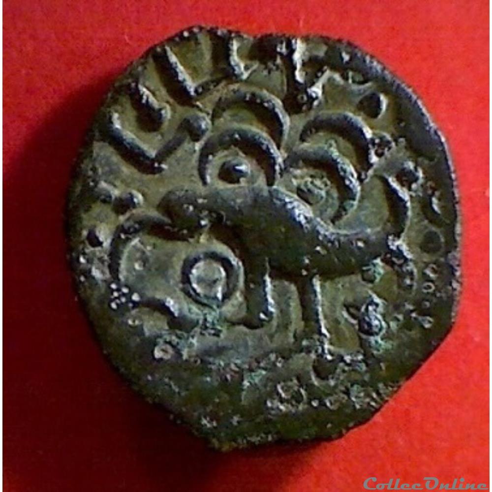 monnaie antique gauloise serie 556 bronze type yllycci dt manque