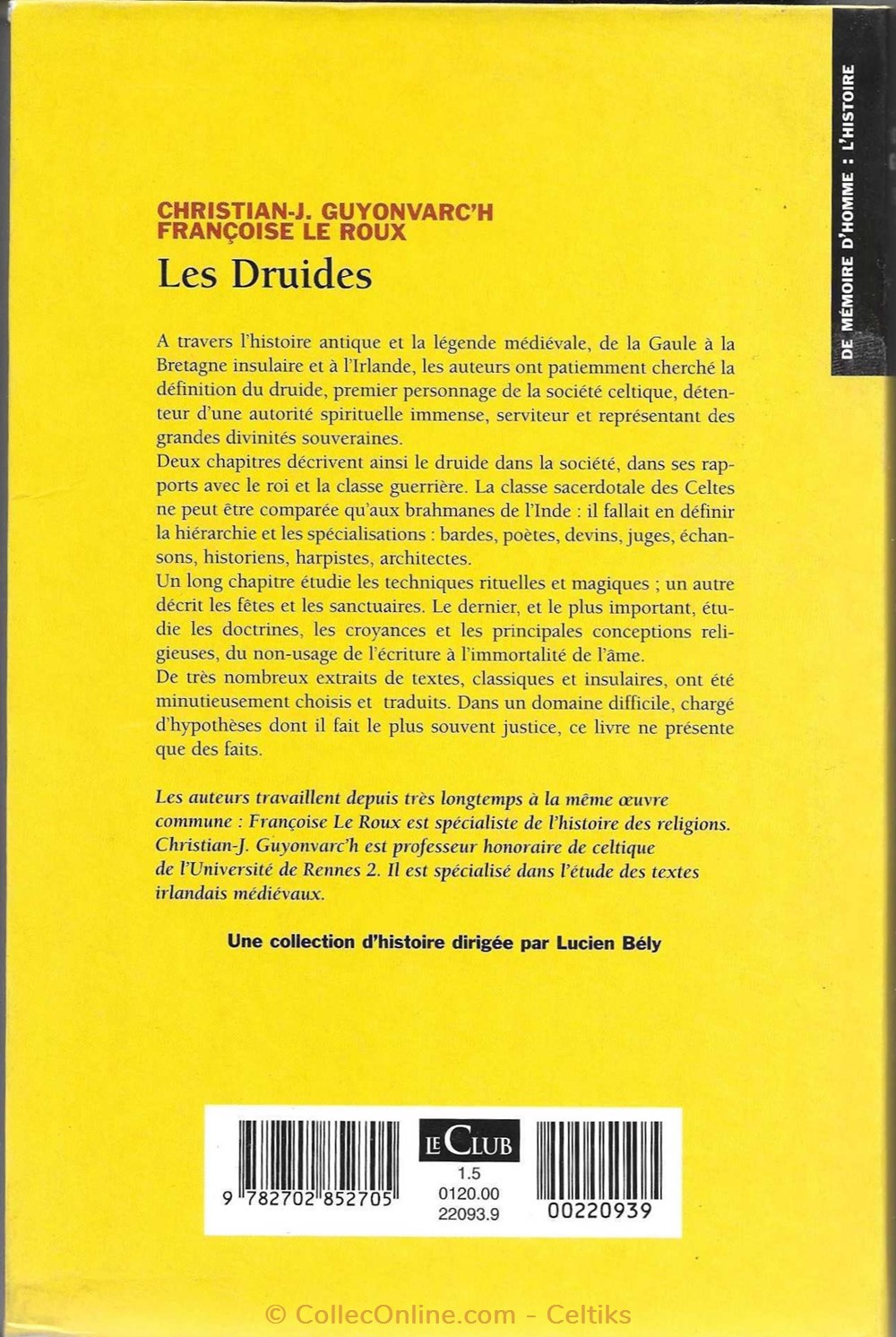 étude - les druides livres bd revues etude les druides