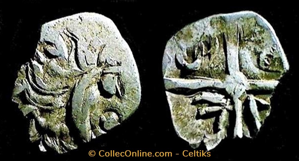 obole MASO tête à droite monnaies antiques celtes obole maso tete a droite