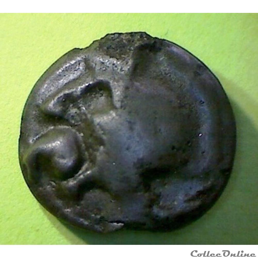 Série 538 DT 2612 potin au loup monnaie antique gauloise serie 538 dt 2612 potin au loup