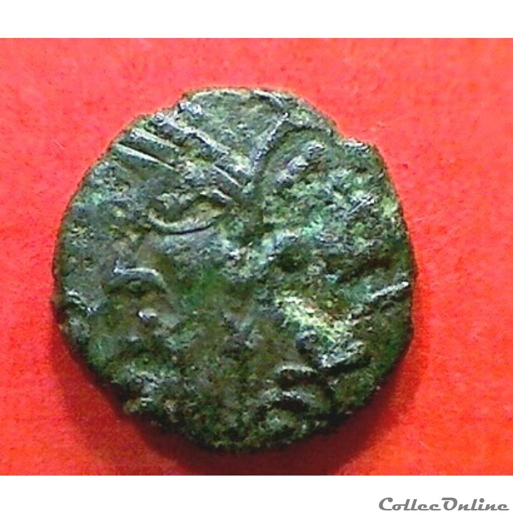 série 56 DT 512 bronze au coq monnaie antique gauloise serie 56 dt 512 bronze au coq