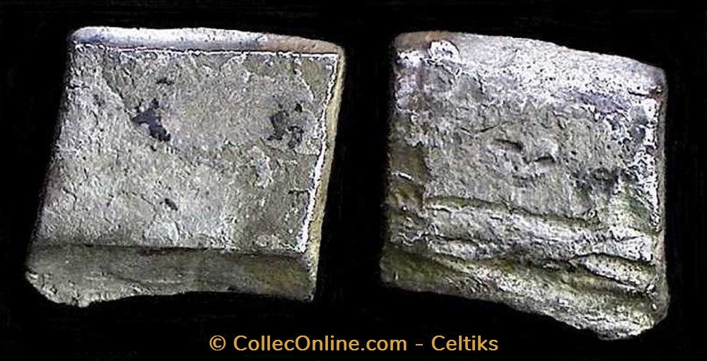 flan d'argent monnaie antique av jc ap gauloise flan argent
