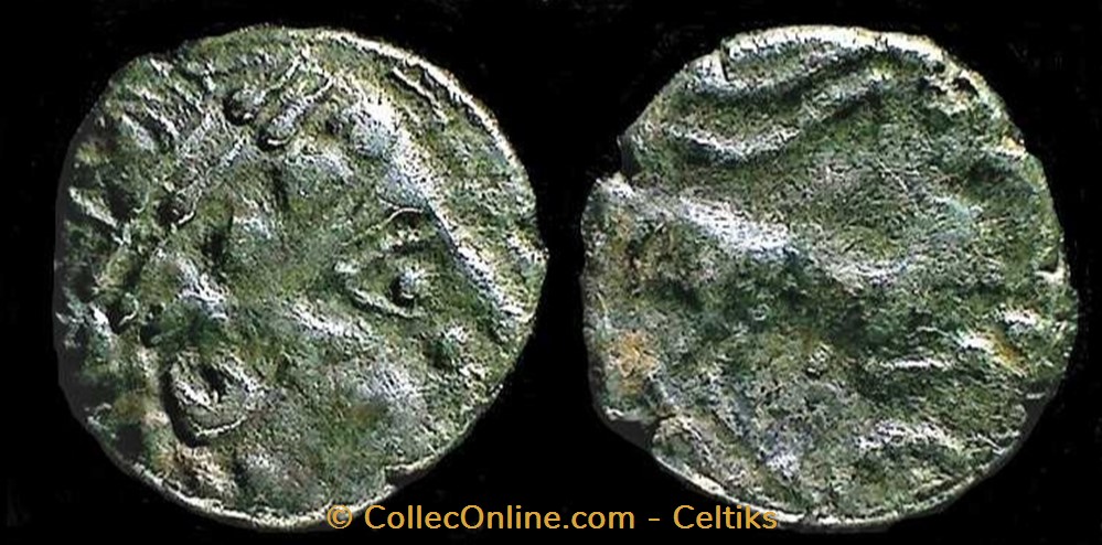 monnaies antiques celtes denier au cervide tete a droite