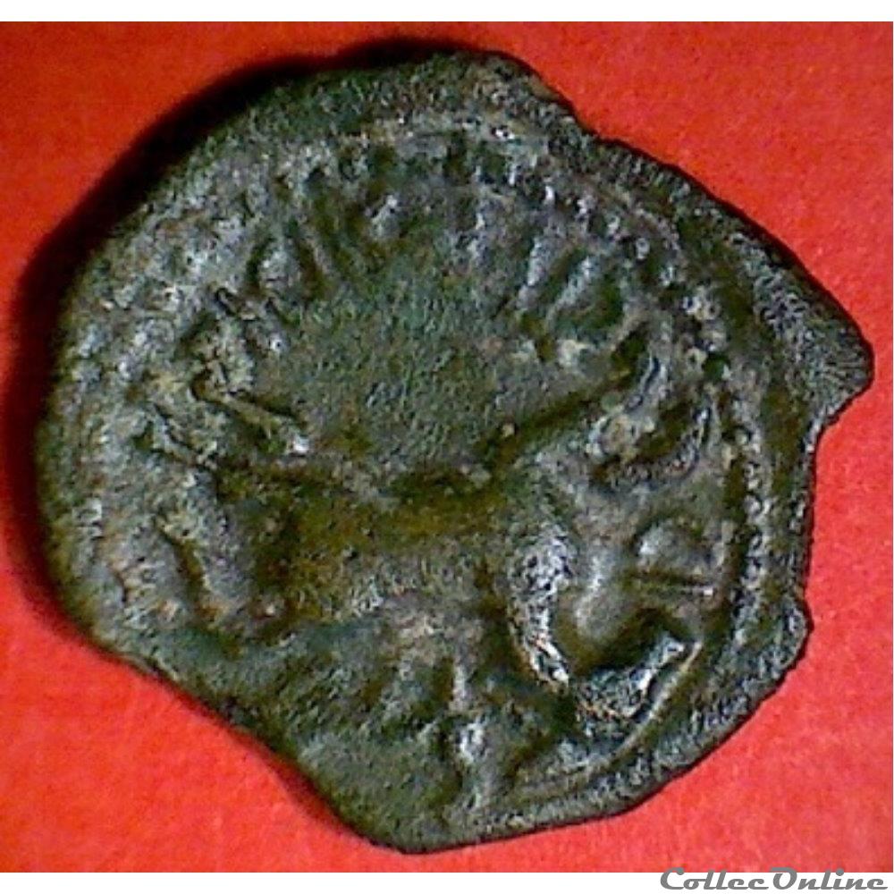 monnaie antique gauloise serie 63 manque bronze ci s icironis
