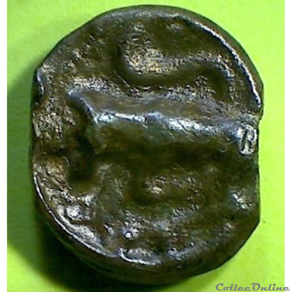 série 1139 potin à la tête diabolique monnaie antique gauloise serie 1139 potin a la tete diabolique