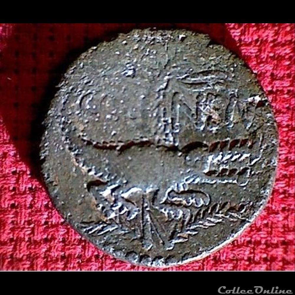 monnaie antique gauloise crocodile