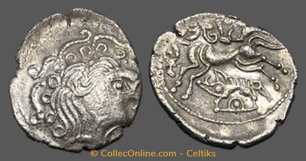 VENETES statère de billon classe IV monnaies antiques celtes venetes statere de billon classe iv
