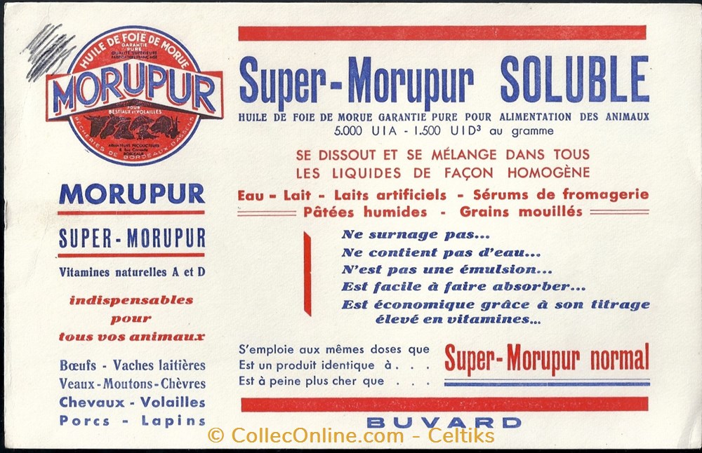 objets publicitaires buvards buvard alimentation
