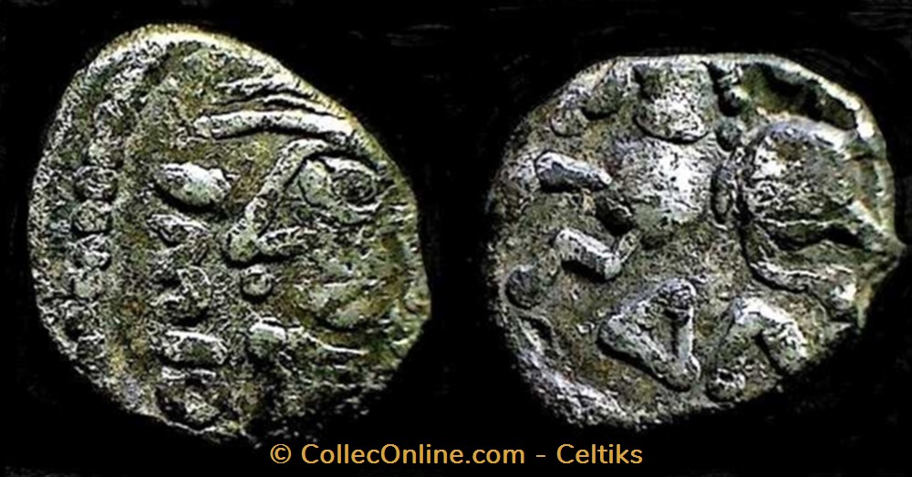 denier IMIOCI / SAM monnaies antiques celtes denier imioci sam