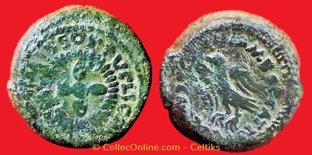 monnaies antiques celtes semis a aigle pvblico lixovio simissos ciambos cattos vercobreto