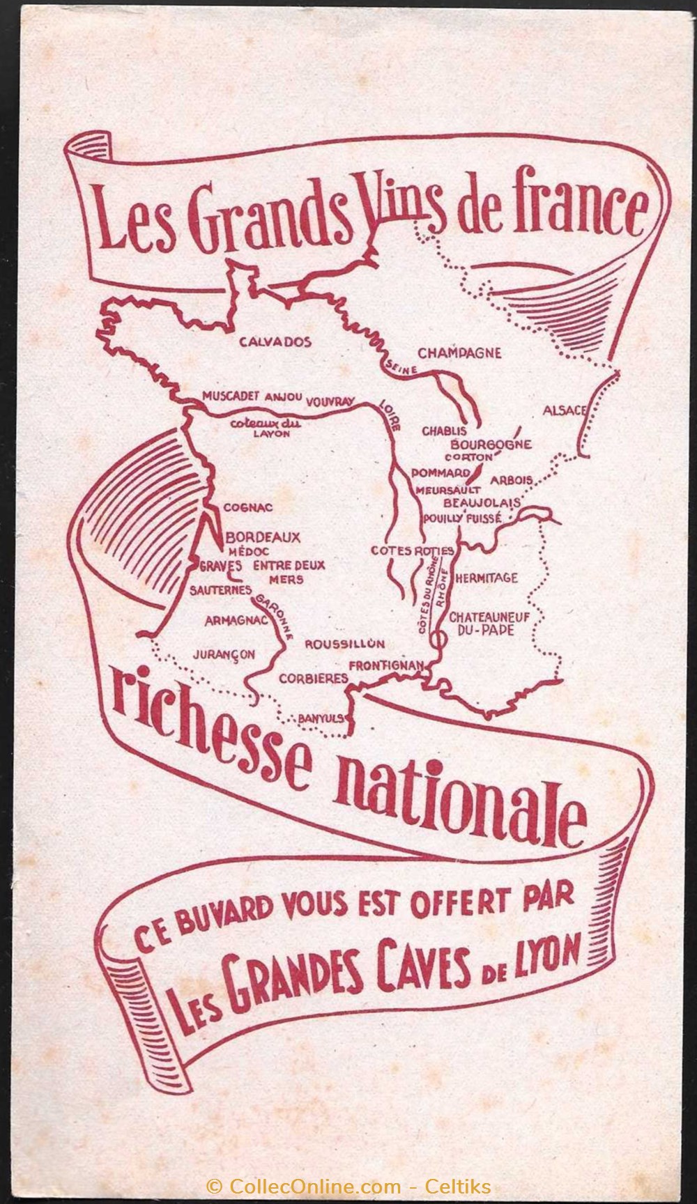 buvard - alcool objets publicitaires buvards buvard alcool