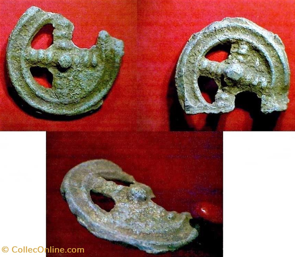 art antiquites archeologie europe rouelle plomb a