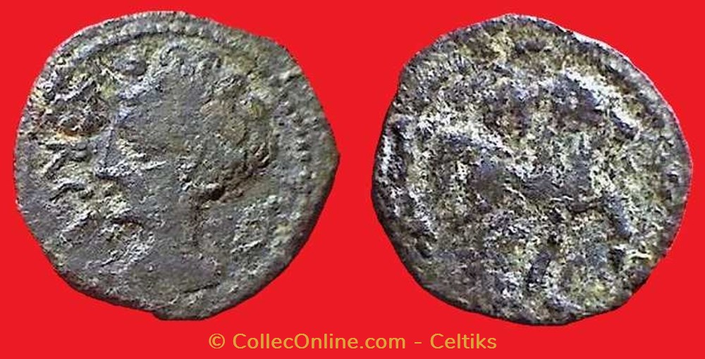 bronze VERCA monnaies antiques celtes bronze verca
