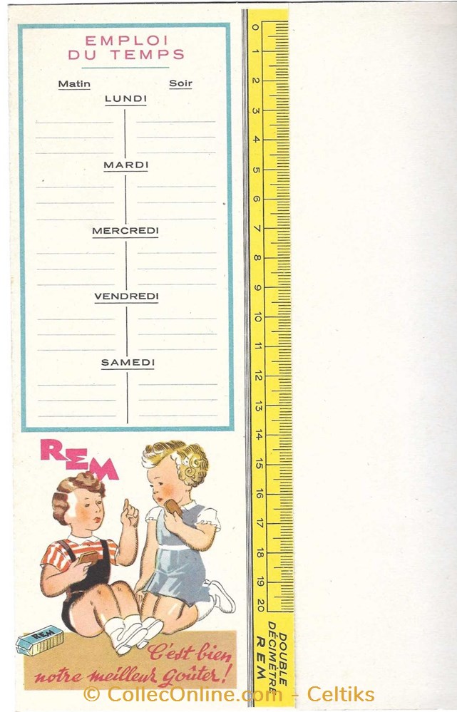 protège cahier - biscuit REM 3 objets publicitaires cahiers protege cahier biscuit rem