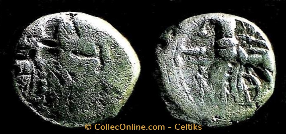 denier KALETEDOY * monnaies antiques celtes denier kaletedoy