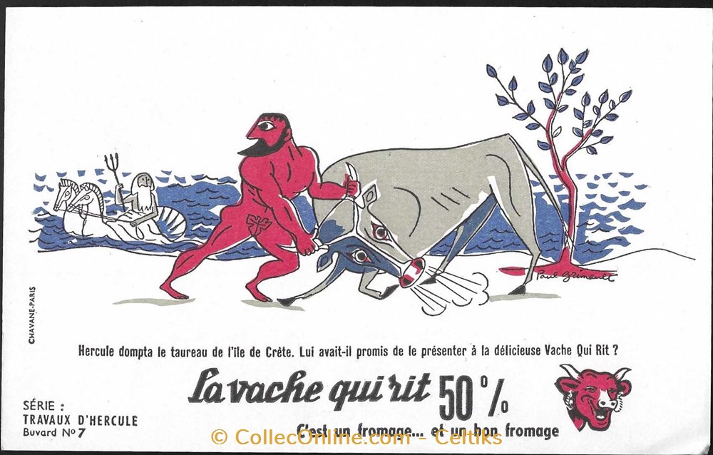 buvard - VACHE QUI RIT a 2 objets publicitaires buvards buvard vache qui rit a
