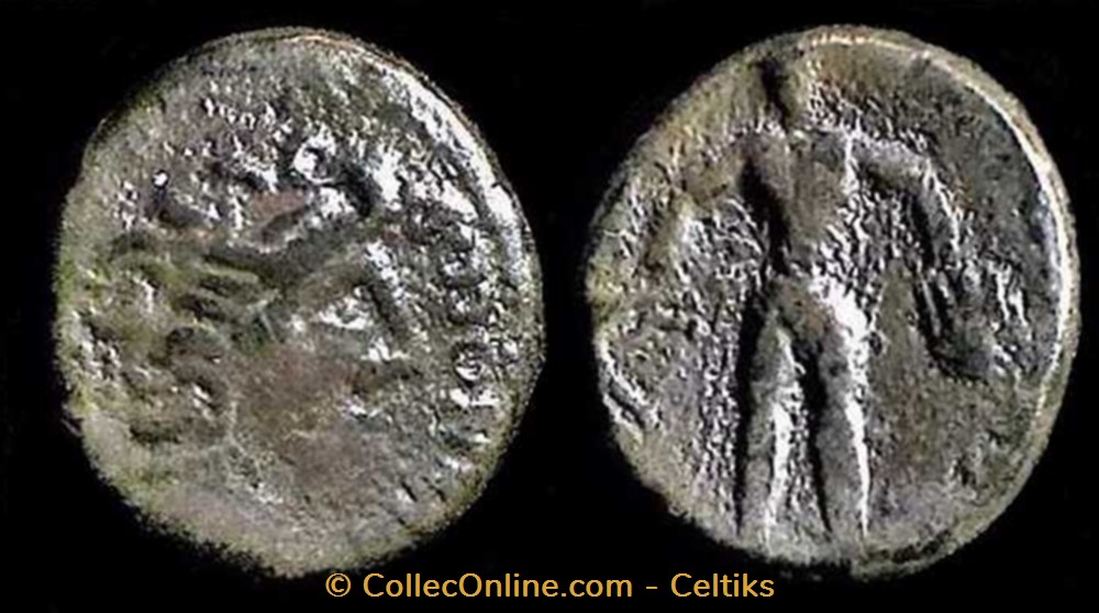 denier DVBNOCOV / DVBNOREIX monnaies antiques a celtes denier dvbnocov dvbnoreix