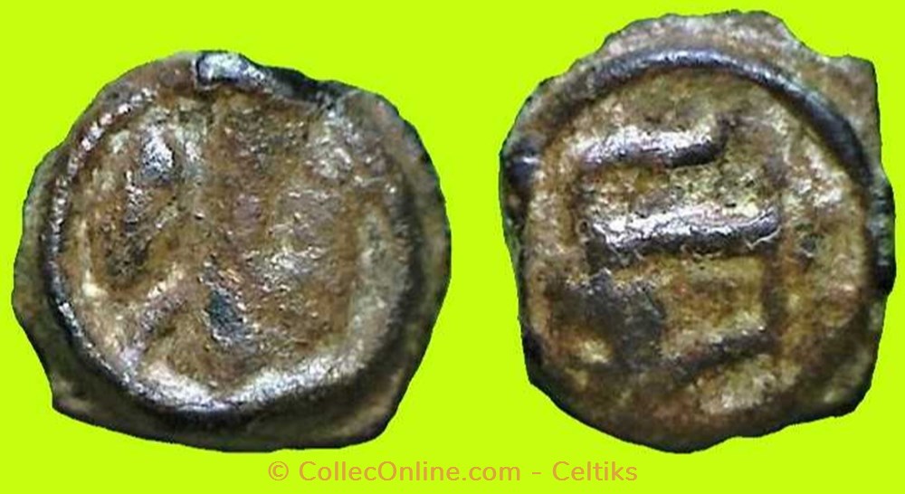 potin aux acrobates monnaies antiques celtes potin aux acrobates