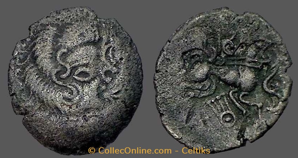 monnaies antiques celtes statere de billon classe 4 b