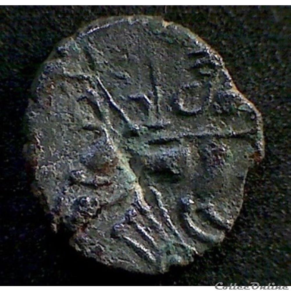 Série 365B DT 2342 quart de statère de billon monnaie antique gauloise serie 365b dt 2342 quart de statere de billon