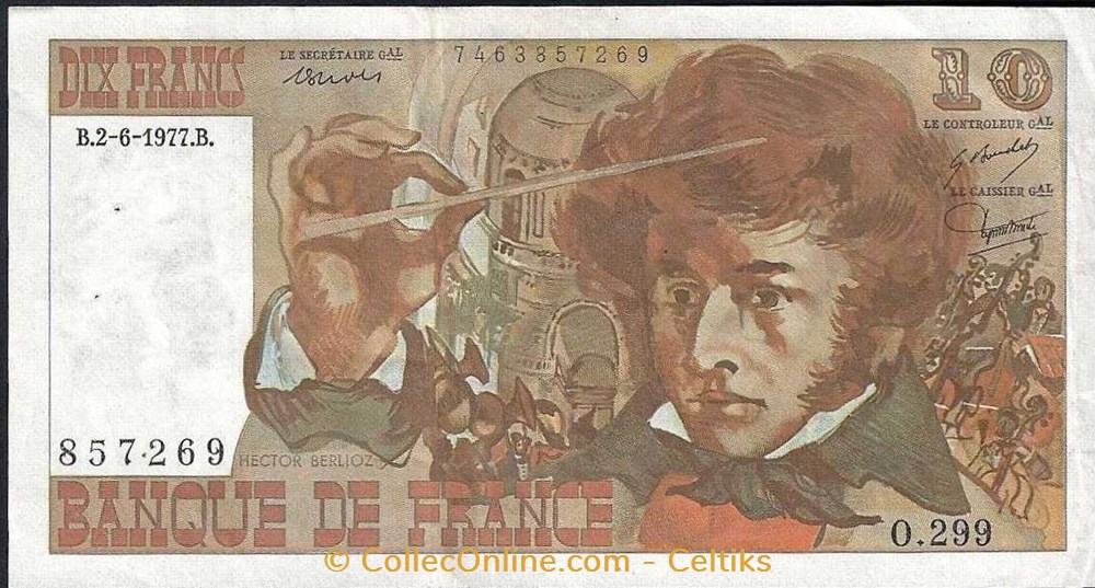 10 francs ( BERLIOZ ) - type 1972 billets europe france 10 francs berlioz type 1972