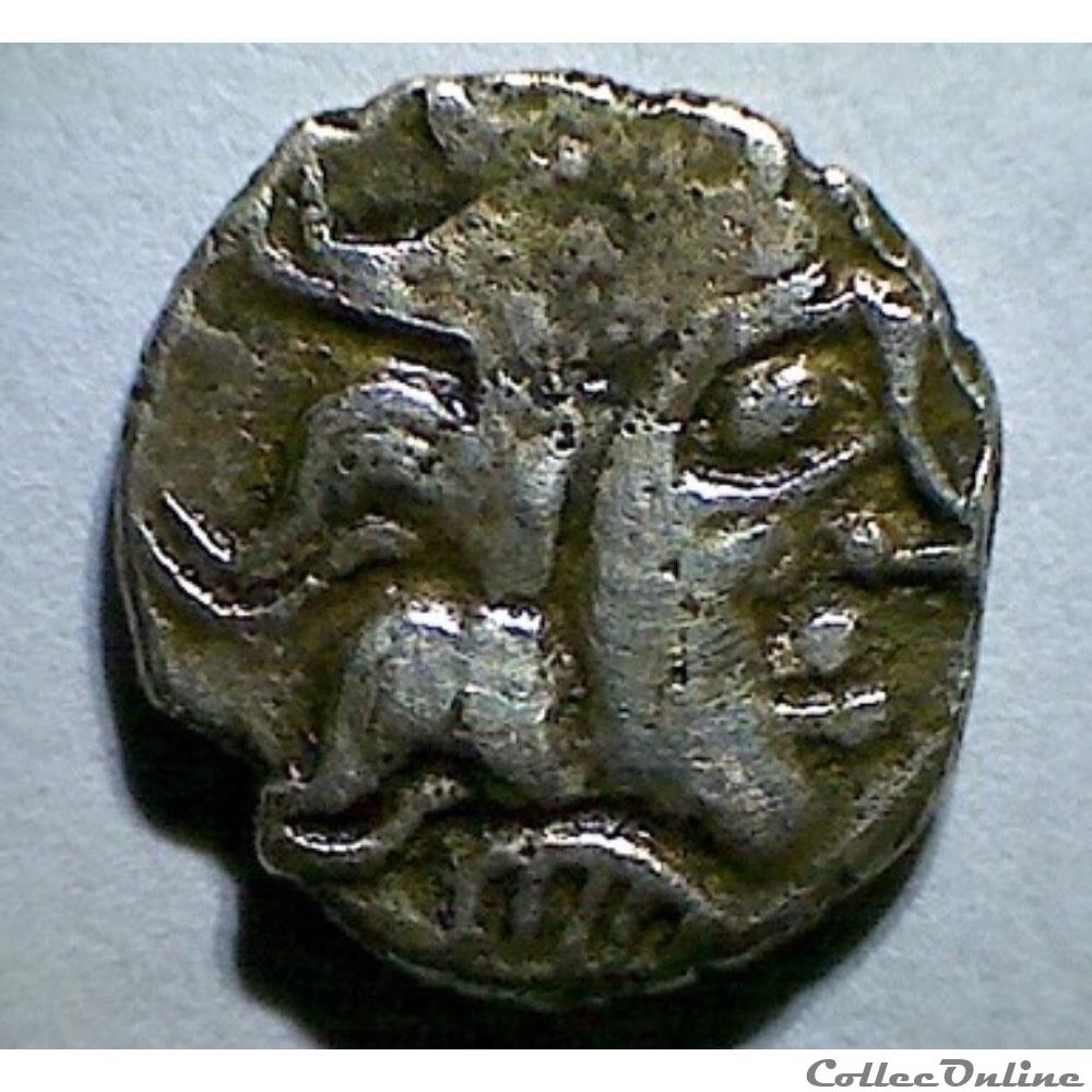 série 308B quart de statère à l'hippophore monnaie antique gauloise serie 308b quart de statere a hippophore