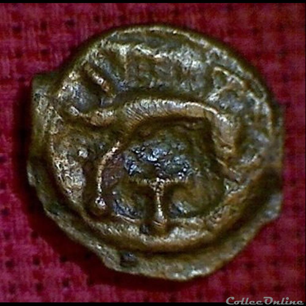 monnaie antique gauloise sanglier