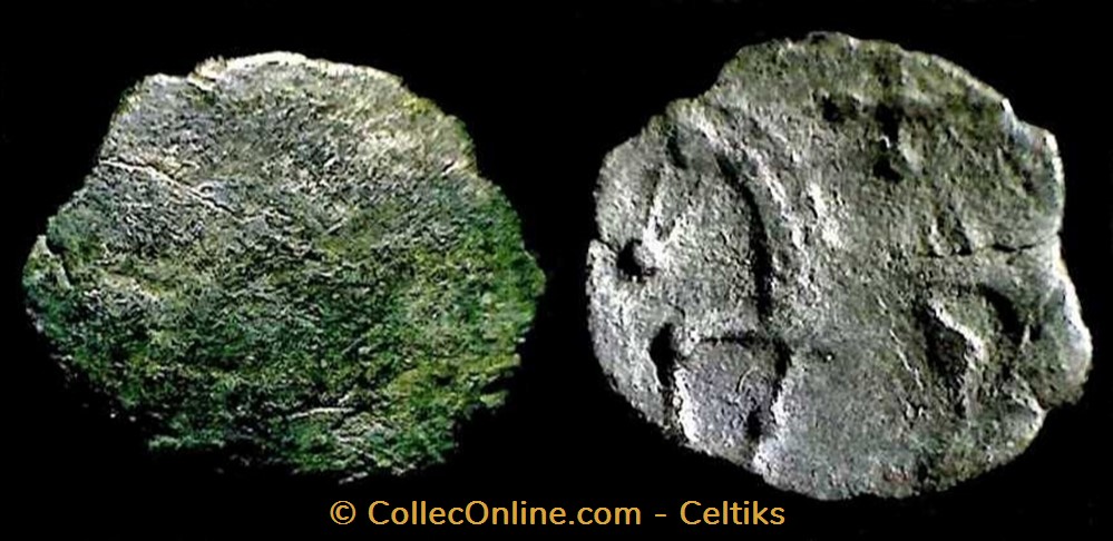 fraction au cheval et à la croix monnaies antiques celtes fraction au cheval et a la croix