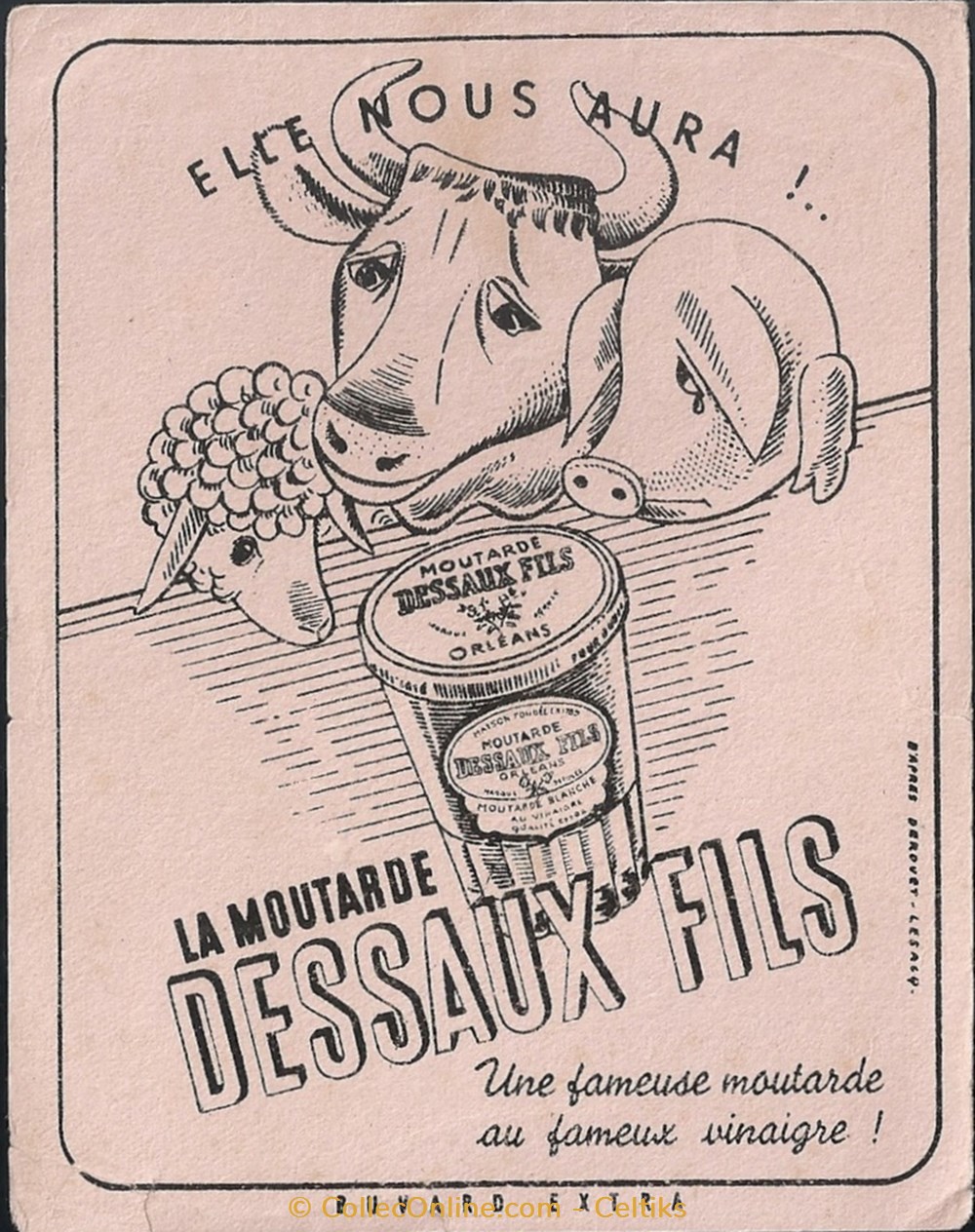 buvard - alimentation objets publicitaires buvards buvard alimentation