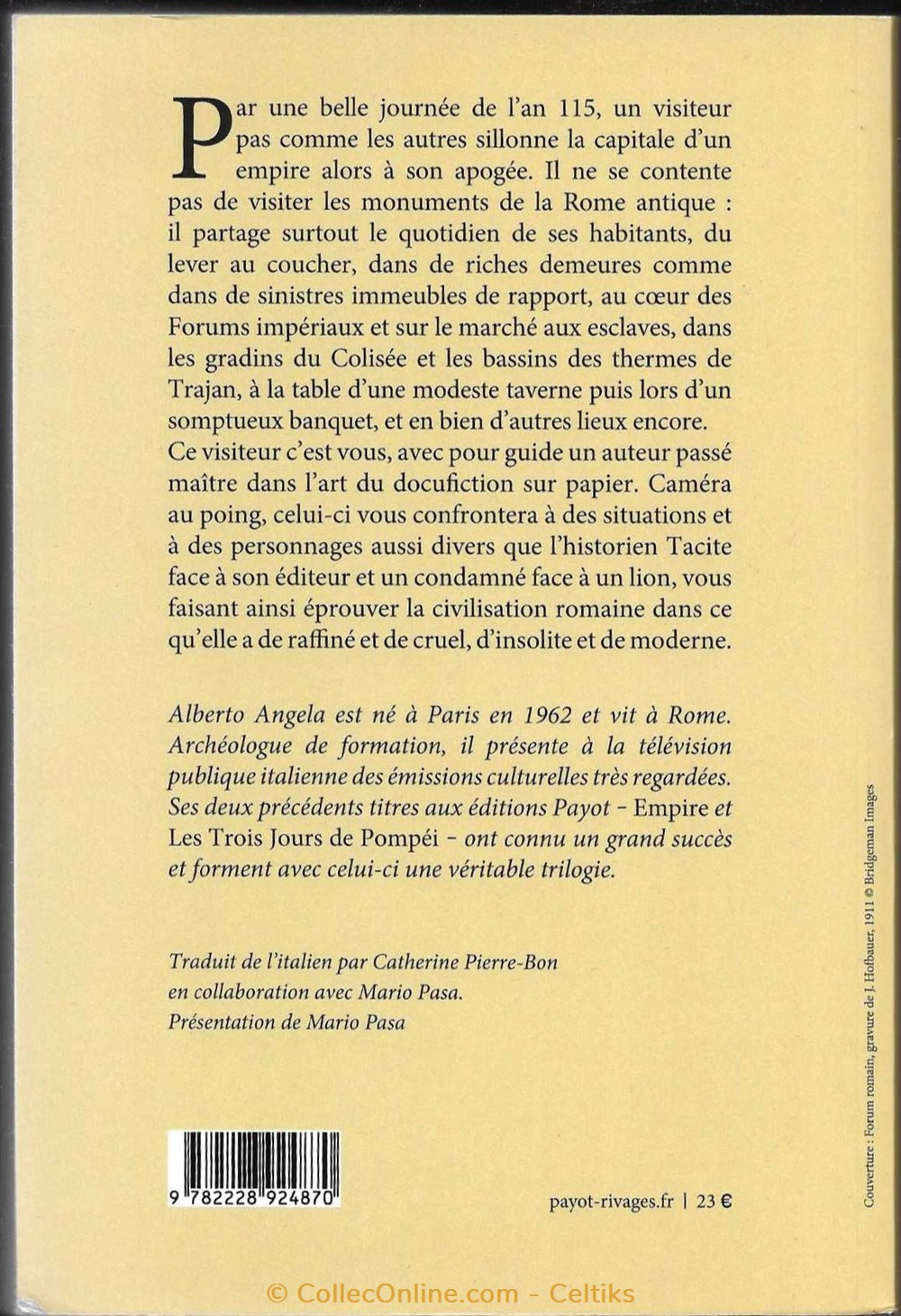 livres bd revues romans une journee dans la rome antique
