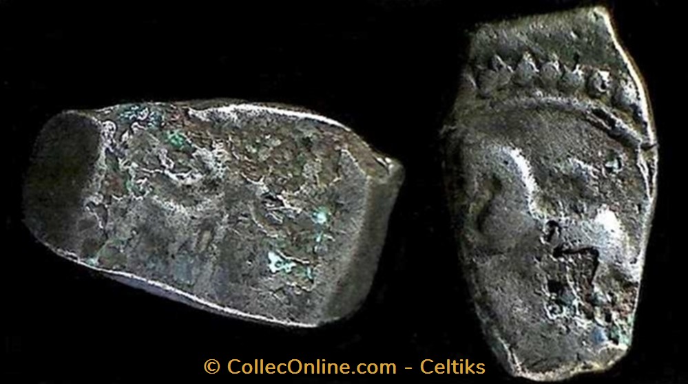 drachme au cheval et au fleuron monnaies antiques celtes drachme au cheval et au fleuron