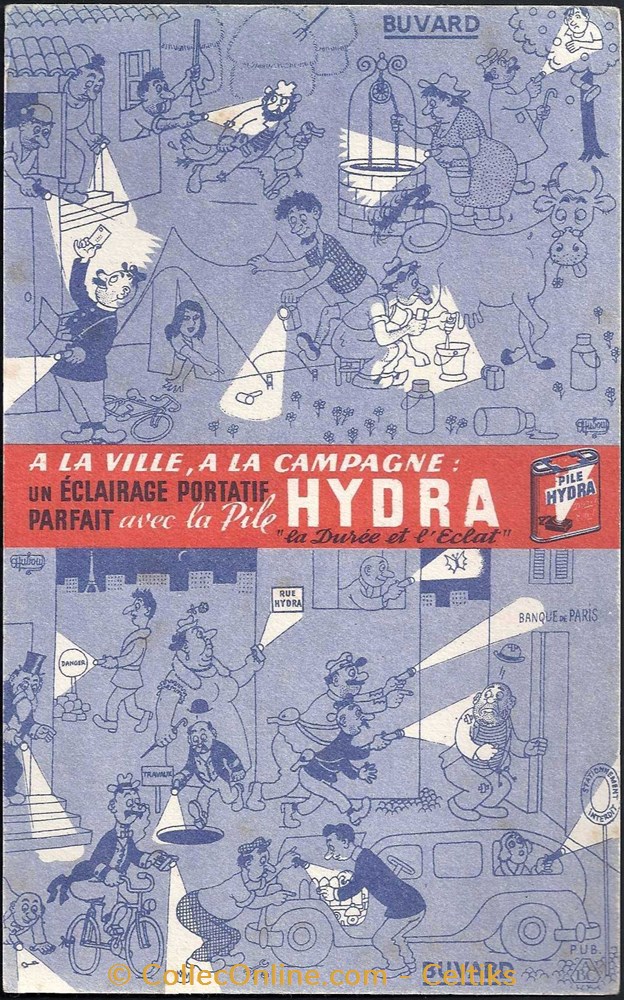 DUBOUT - MAZDA HYDRA objets publicitaires buvards dubout mazda hydra