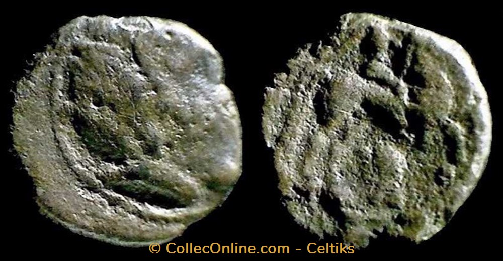 drachme au cavalier et à la main monnaies antiques celtes drachme au cavalier et a la main