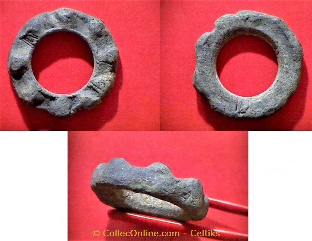 fusaïole - couronne plate art antiquites archeologie europe fusaiole couronne plate