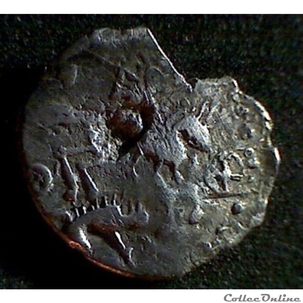 série 1094 DT 3452 drachme de " cheverny " tête et cavalier à droite monnaie antique gauloise serie 1094 dt 3452 drachme de cheverny tete et cavalier a droite