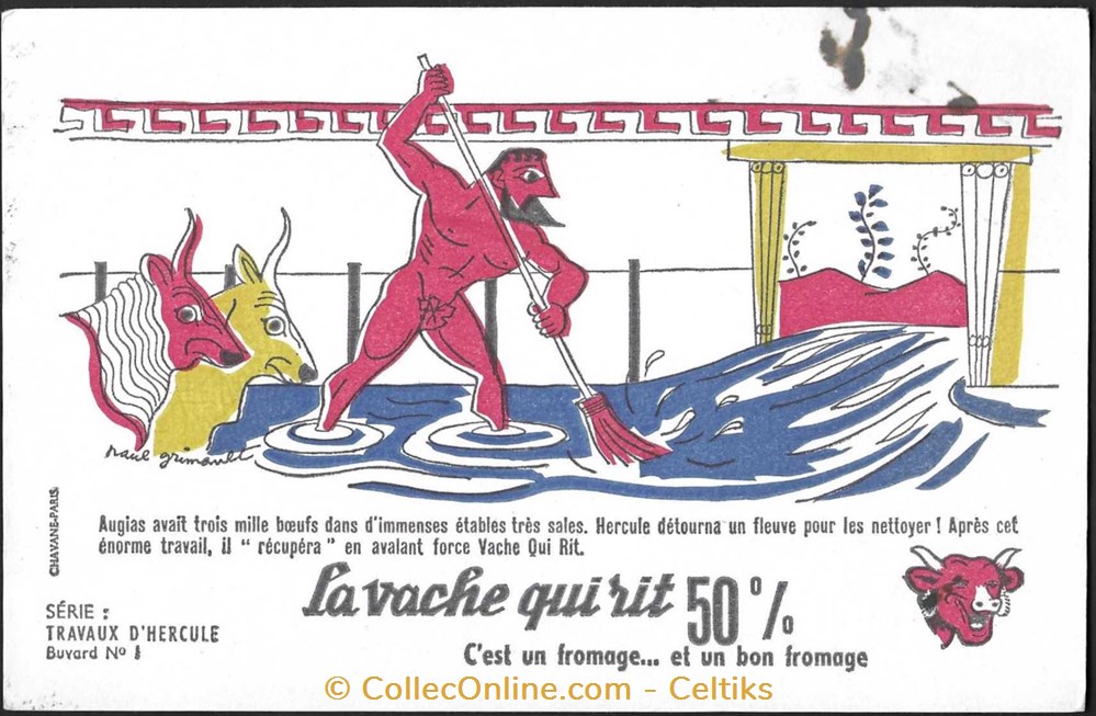 objets publicitaires buvards buvard vache qui rit a