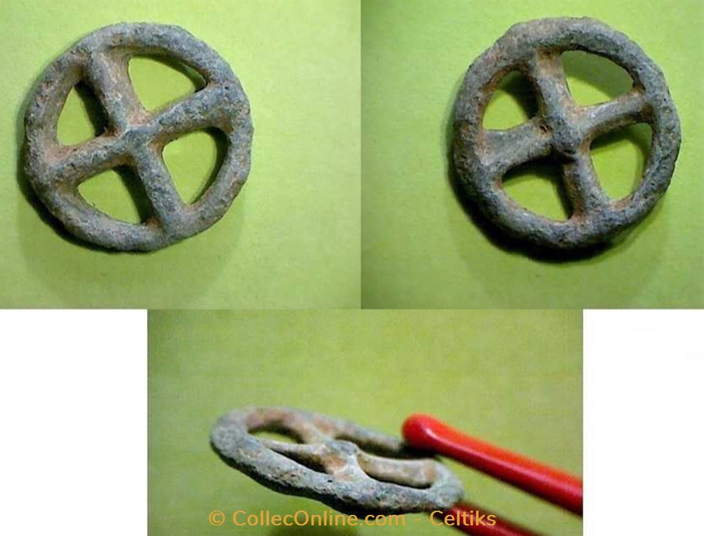 rouelle potin (d) art antiquites archeologie europe rouelle potin d