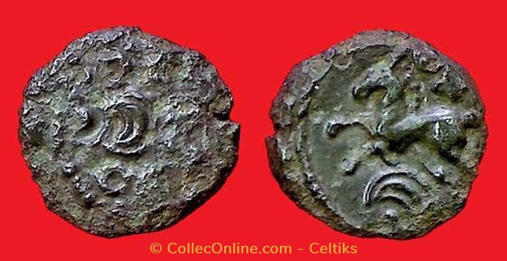 bronze composite au cheval monnaies antiques celtes bronze composite au cheval