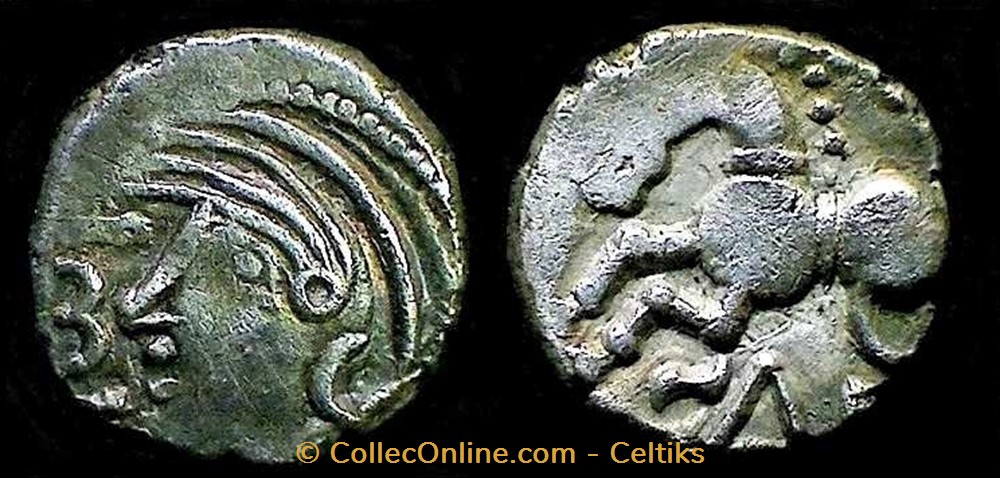 denier IMIOCI / SAM monnaies antiques celtes denier imioci sam