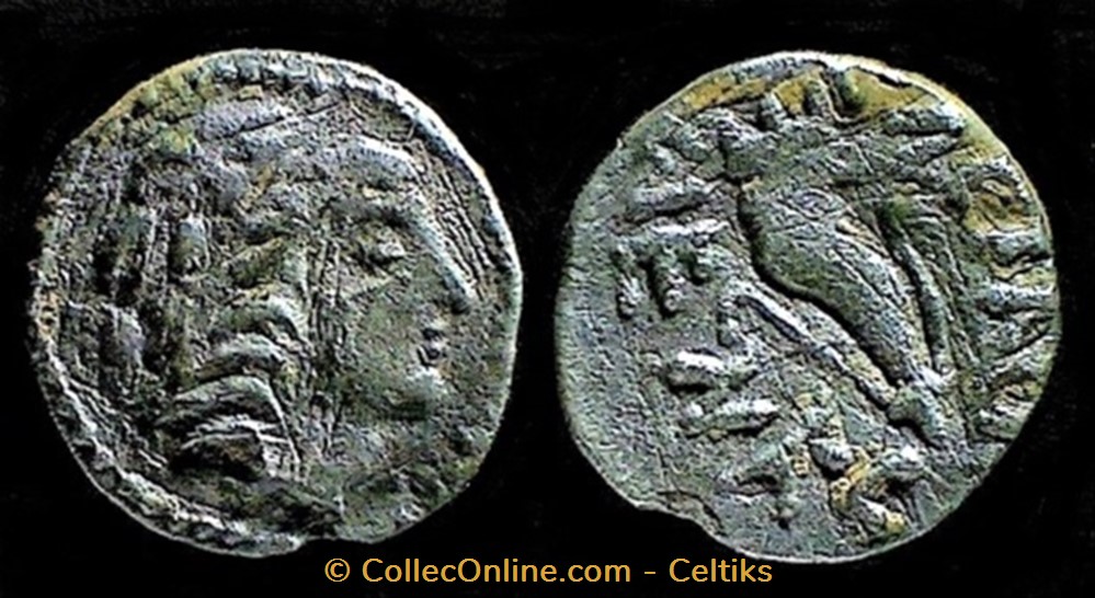 DANUBE - drachme imitation de DEMETRIUS monnaies antiques celtes danube drachme imitation de demetrius