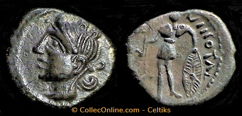 denier VIIPOTAL monnaies antiques celtes denier viipotal