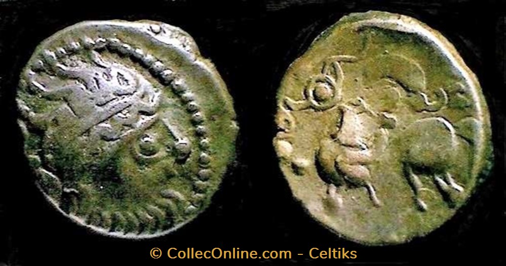 monnaies antiques celtes danube drachme type kapostal kleingeld