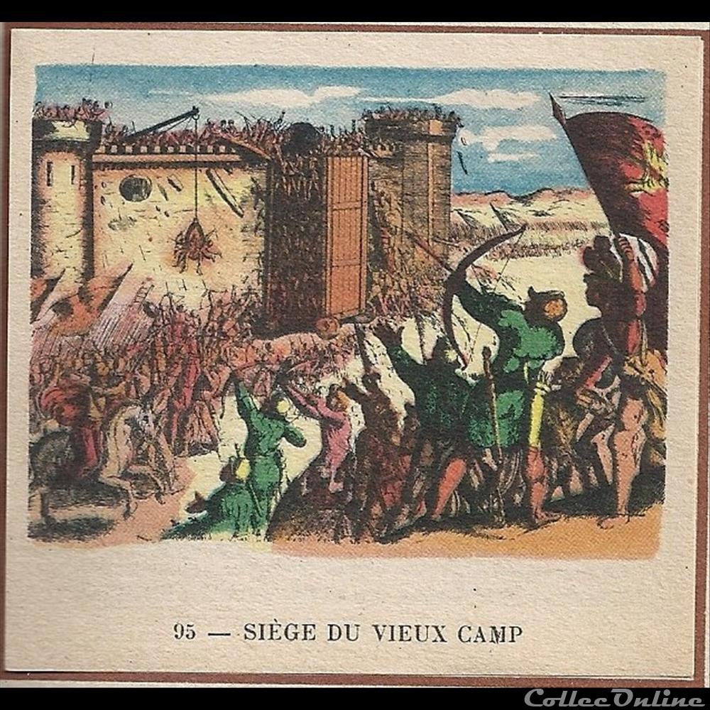 siège du vieux camp chromo image france touristique siege du vieux camp