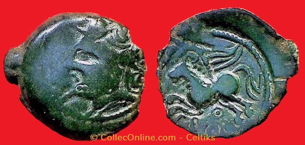 bronze CRICIR V type 2 monnaies antiques a celtes bronze cricir v type 2