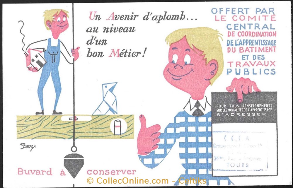 buvard - métier objets publicitaires buvards buvard metier