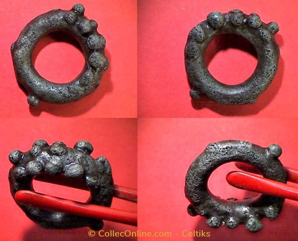 art antiquites archeologie europe anneau boulete