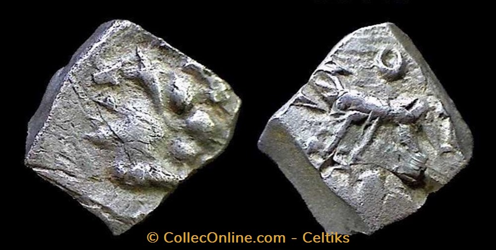 drachme au sanglier et au cercle monnaies antiques celtes drachme au sanglier et au cercle
