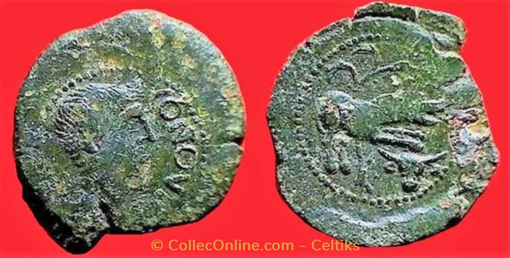 bronze CONTOVTOS monnaies antiques a celtes bronze contovtos